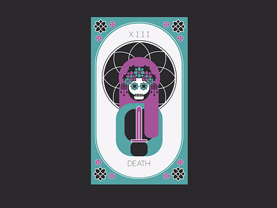 Tarot Card- Death death graphic graphicdesign illustration tarot vector vectors