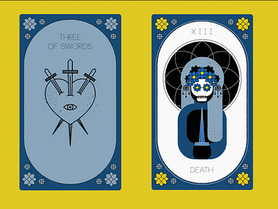 Tarot card - Death branding design graphicdesign illustration tarot