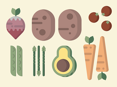Fruit and veg cartoon design graphicdesign icon illustration logo vector