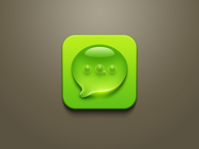 Droplet + air bubbles SMS icon [PSD available] air bubbles droplet icon sms