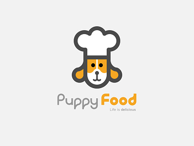Puppy Food Logo