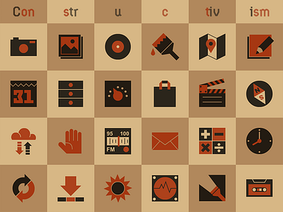 "Constructivism" - Iconset