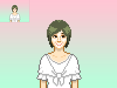 Pixel portrait for friend pixel