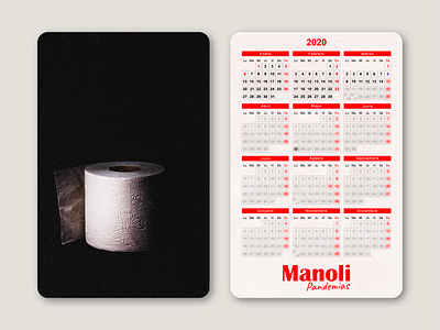 Pandemias Manoli - Toilet paper 2020 calendar coronavirus covid19 days design pandemic paper toilet toiletpaper