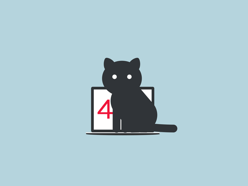 404 Error Cat 404 404 error 404 page aftereffects animated gif animation cat flatdesign loop animation looping gif motion motion design motiongraphics vector website