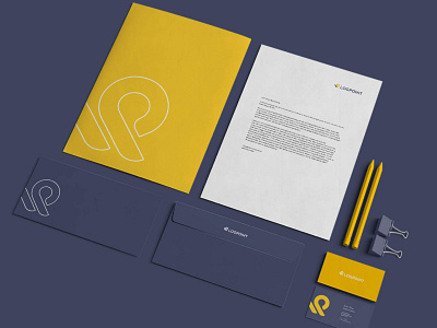 Logpoint art direction design logo print stationary visual design visual identity