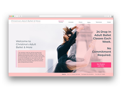 Website Homepage redesign