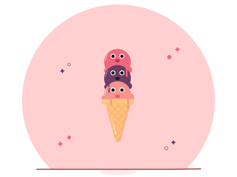 ice cream by mawah on Dribbble