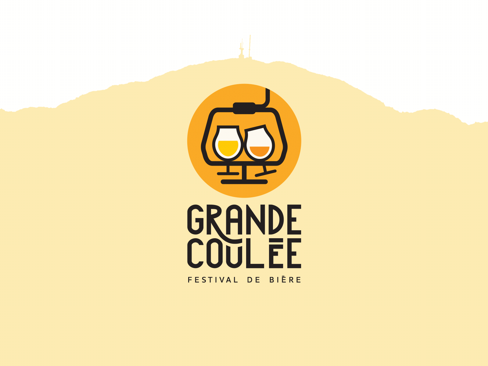 La Grande Coulée - Logo Animation animation branding design graphic design illustration logo motion graphics typography vector