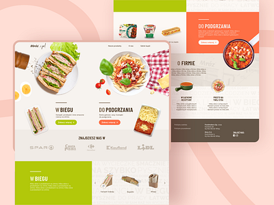 Website and branding design for ready meals brand