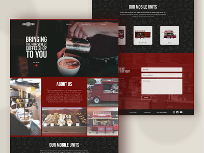 The Coffee Bean Company - landing page