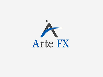 Arte Fx branding design flat illustration logo minimal vector