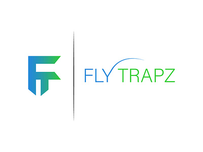 Fly Trapz branding design flat icon illustration logo minimal type vector