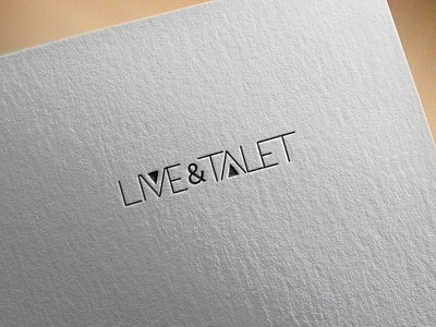 Live Talent V2 On Paper branding design flat illustration logo minimal vector