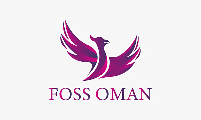 Foss Oman branding design flat icon illustration logo minimal vector