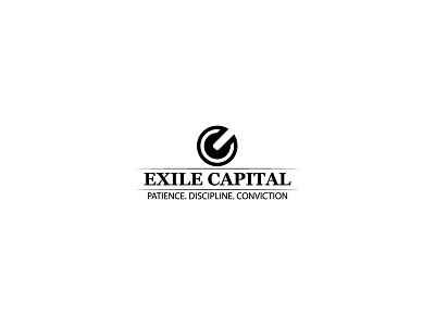 Exile Capital branding design flat icon illustration logo minimal vector