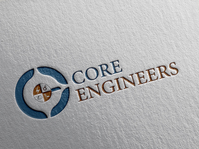 Core Engineers branding design flat icon illustration logo minimal vector
