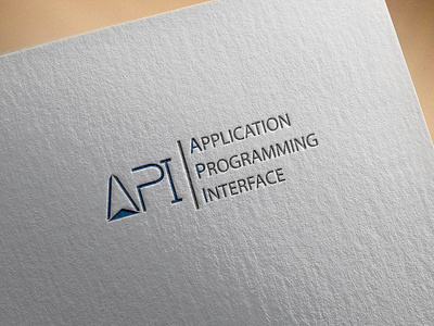 Api V2 On Paper branding design flat icon illustration logo minimal type vector