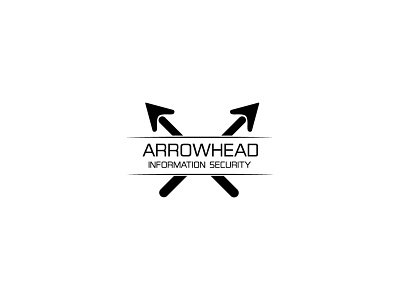 Arrowhead branding design flat icon identity illustrator logo minimal vector
