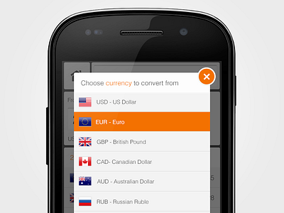 Unite Converter app mobile ui ux