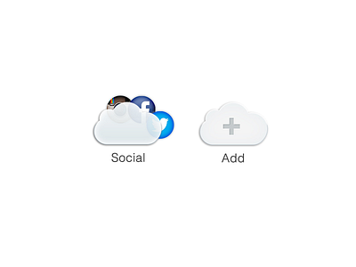 Cloud Folders app cloud folder icon mobile ui ux