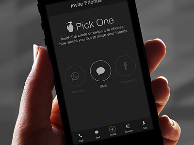 Invite friends interface app interaction invite mobile ui ux