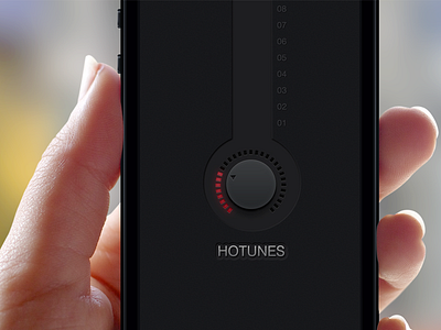 Hot tunes splash screen app interaction mobile ui ux