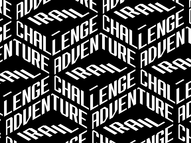 Adventure Trail Challenge animation illustrator kinetic photoshop singapore typography