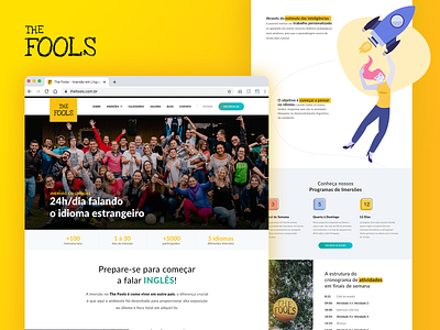 Website Redesign - The Fools design fools responsive ui design ux design website