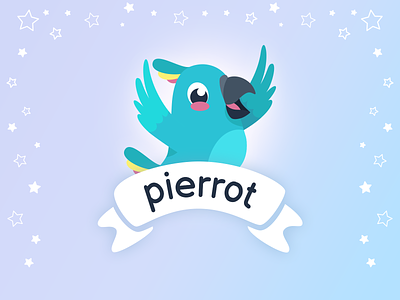 Logo - Pierrot app apple apple store ios language learn learning app learning english mobile pierrot uidesign ux design