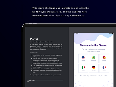 WWDC20 Student Challenge - Pierrot