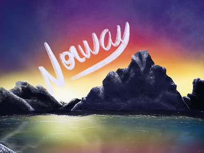 1. Norway apple design dribbble dribbble best shot dribbleartist illustration illustration art landscape landscape illustration norway procreate