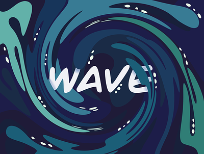 All Blue - Wave all blue art blue design illustration motion motion design ocean oceanic oceans procreate sea surf tornado tsunami wallpaper watercolor wave waves whirlwind