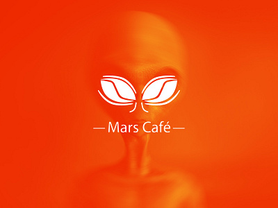 mars cafe alien cafe coffee eye mars orange ufo
