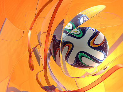 Brazill Word Cup Theme 3d bg brazill bright glass glow render world cup