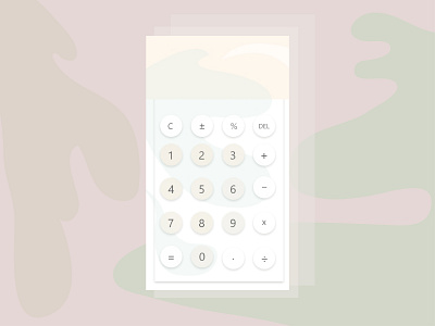 Calculator Design 005 app design illustration ui