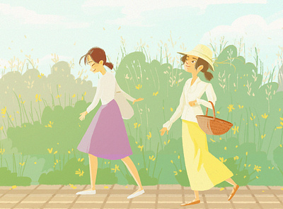 Summer Picnic illustration