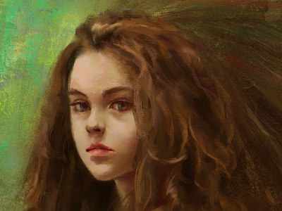 Study art digital painting girl girl illustration illustration painting