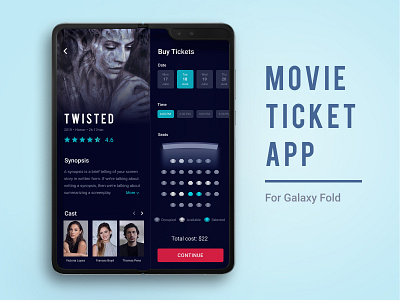 Movie Ticket App Concept