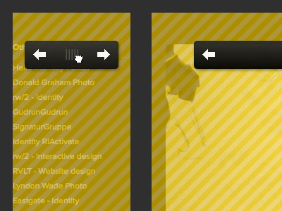 Reordering Columns black design drag and drop ui ux web app web design yellow