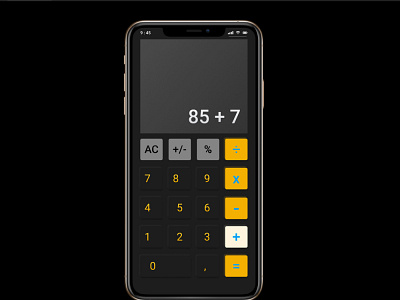 Calculator design figma ui