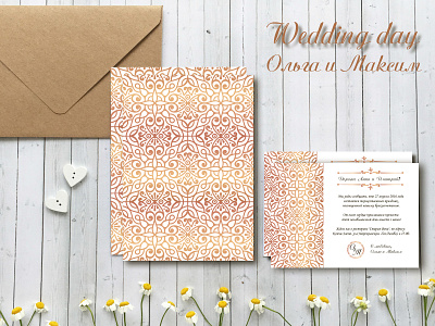 Wedding invitation design illustration presentation design typography wedding cards