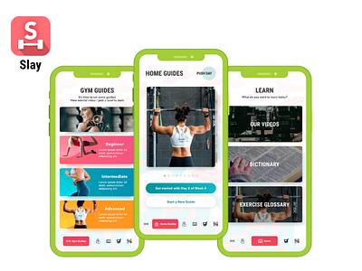 The Slay App by Mari Fitness android app app design app developers app development app development company fitness app health app ios app ui ux ui ux design wellness