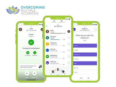 Overcoming MS (OMS) android app app design app developer app developers app development company ios app mobile app uiux user interface design