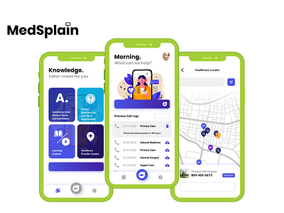 Medsplain android app app design app developer app developers app development app development company ios app mobile app uiux user interface design