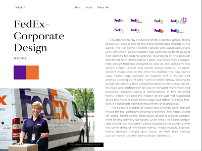 Editorial editorial fedex magazine newspaper typogaphy webdesign