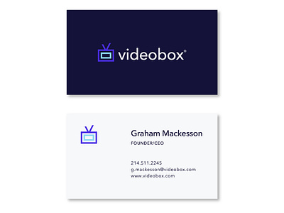 videobox identity branding design icon identity logo typography ui video web