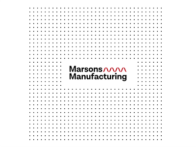 Marsons Manufacturing Concept branding design graphic design identity illustration logo manufacturing vector