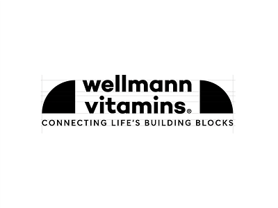 wellmann vitamins logo concept