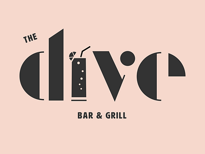 TGIF bar dive grill logo logotype restaurant